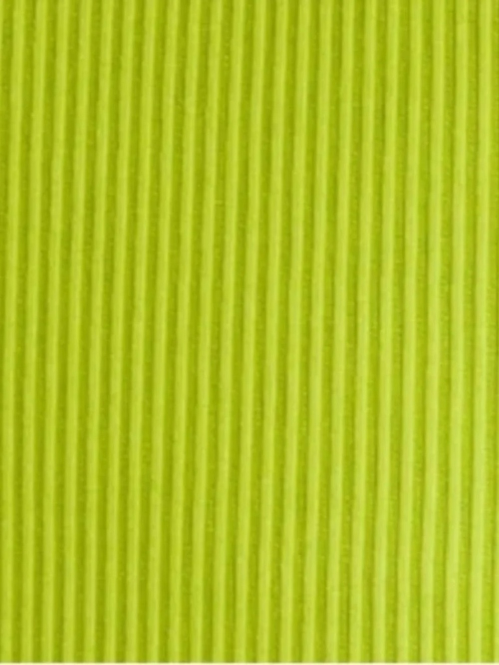 Topshop | Neon Green One-Shoulder Ribbed Midi Dress S - Picture 4 of 11